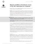 Cover page: Natural variability in the disease course of SSc-ILD: implications for treatment.