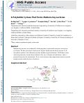 Cover page: A Polyketide Cyclase That Forms Medium-Ring Lactones