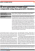 Cover page: De novo generation of multi-target compounds using deep generative chemistry