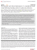 Cover page: Development and clinical deployment of a smartphone-based visual field deep learning system for glaucoma detection