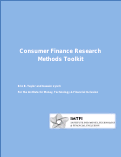 Cover page: Consumer Finance Research Methods Toolkit (BETA Version)