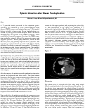 Cover page: Splenic Infarction after Nissen Fundoplication