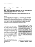 Cover page: Pairwise linkage analysis of 11 loci on human chromosome 4.