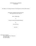 Cover page: The Influence of Landscape Position on Soil Respiration and Urban Microclimate