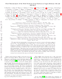 Cover page: First Measurement of the Total Neutron Cross Section on Argon between 100 and 800 MeV