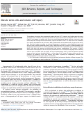 Cover page: Muscle stem cells and rotator cuff injury.