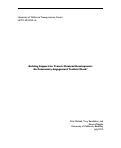 Cover page: Building Support for Transit-Oriented Development: Do Community-Engagement Toolkits Work?