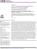 Cover page: CYP51 is an essential drug target for the treatment of primary amoebic meningoencephalitis (PAM)