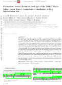 Cover page: Formation, vertex deviation, and age of the Milky Way’s bulge: input from a cosmological simulation with a late-forming bar