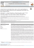 Cover page: Cortisol levels in rural Latina breast cancer survivors participating in a peer-delivered cognitive-behavioral stress management intervention: The Nuevo Amanecer-II RCT