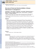 Cover page: Discovery of Potent and Selective Inhibitors of Human Reticulocyte 15-Lipoxygenase-1