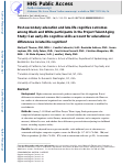 Cover page: Postsecondary Education and Late-life Cognitive Outcomes Among Black and White Participants in the Project Talent Aging Study