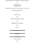 Cover page: Computational Methods for Optimization of Biological Organisms