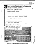 Cover page: PENTAMETHYLCYCLOPENTADIENYL DERIVATIVES OF THE TRIVALENT LANTHANIDE ELEMENTS (NEODYMIUM, SAMARIUM, AND YTTERBIUM)