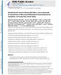 Cover page: Persistent CSF but not plasma HIV RNA is associated with increased risk of new-onset moderate-to-severe depressive symptoms; a prospective cohort study