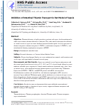 Cover page: Inhibition of Intestinal Thiamin Transport in Rat Model of Sepsis