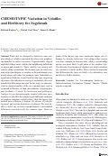 Cover page: Deciphering the language of plant communication: volatile chemotypes of sagebrush