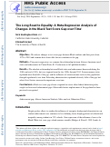 Cover page: The Long Road to Equality: A Meta‐Regression Analysis of Changes in the Black Test Score Gap Over Time*