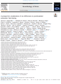 Cover page: A prospective examination of sex differences in posttraumatic autonomic functioning.