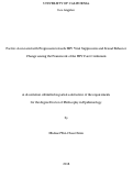 Cover page: Factors Associated with Progression towards HIV Viral Suppression and Sexual Behavior Change among the Framework of the HIV Care Continuum