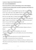 Cover page: The Society for Obstetric Anesthesia and Perinatology Coronavirus Disease 2019 Registry: An Analysis of Outcomes Among Pregnant Women Delivering During the Initial Severe Acute Respiratory Syndrome Coronavirus-2 Outbreak in the United States