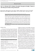 Cover page: The Use of Betaine HCl to Enhance Dasatinib Absorption in Healthy Volunteers with Rabeprazole-Induced Hypochlorhydria