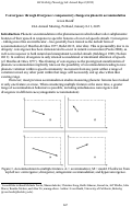 Cover page: Convergence through Divergence: Compensatory Changes in Phonetic Accommodation