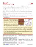 Cover page: 180° Ferroelectric Stripe Nanodomains in BiFeO3 Thin Films