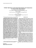 Cover page: Isotopic Approach to Soil Carbonate Dynamics and Implications for Paleoclimatic Interpretations