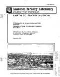 Cover page: A Database for the Geysers Geothermal Field Volume II, Appendix A: Steam Flowrates and Cumulative Mass Flows