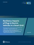 Cover page: Resiliency Impacts of Plug-in Electric Vehicles in a Smart Grid