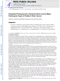 Cover page: Integrated Proteogenomic Characterization across Major Histological Types of Pediatric Brain Cancer.