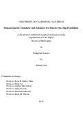 Cover page: Domain-specific translator and optimizer for massive on- chip parallelism