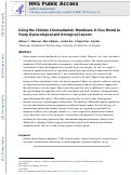 Cover page: Using the Chicken Chorioallantoic Membrane In Vivo Model to Study Gynecological and Urological Cancers.