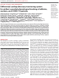 Cover page: Differential cardiopulmonary monitoring system for artifact-canceled physiological tracking of athletes, workers, and COVID-19 patients.