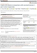 Cover page: Large-scale sequence comparisons with sourmash