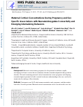 Cover page: Maternal Cortisol Concentrations During Pregnancy and Sex-Specific Associations With Neonatal Amygdala Connectivity and Emerging Internalizing Behaviors