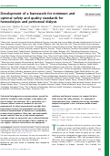 Cover page: Development of a framework for minimum and optimal safety and quality standards for hemodialysis and peritoneal dialysis