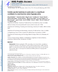 Cover page: Soluble epoxide hydrolase in podocytes is a significant contributor to renal function under hyperglycemia