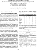 Cover page: Twenty-five Years After 'Metaphors we Live by': The Absence of the topic of metaphor in introductory psychology textbooks