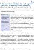 Cover page: Distinct long-term neurocognitive outcomes after equipotent sevoflurane or isoflurane anaesthesia in immature rats