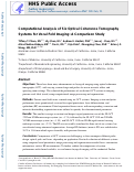 Cover page: Computational analysis of six optical coherence tomography systems for vocal fold imaging: A comparison study