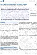 Cover page: Racial and Ethnic Disparities in the Obesity Paradox