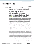 Cover page: Effect of ocean outfall discharge volume and dissolved inorganic nitrogen load on urban eutrophication outcomes in the Southern California Bight.