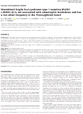 Cover page: Warmblood fragile foal syndrome type 1 mutation (PLOD1 c.2032G&gt;A) is not associated with catastrophic breakdown and has a low allele frequency in the Thoroughbred breed