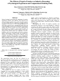 Cover page: The Effects of Negative Premises on Inductive Reasoning: A Psychological Experiment and Computational Modeling Study