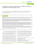 Cover page: Trends in use and cost of initial cancer treatment in Ontario: a population-based descriptive study