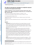 Cover page: The effect of neuroimmune modulation on subjective response to alcohol in the natural environment.