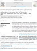 Cover page: Quantitative T2 mapping-based longitudinal assessment of brain injury and therapeutic rescue in the rat following acute organophosphate intoxication