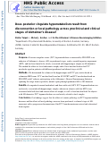 Cover page: Does posterior cingulate hypometabolism result from disconnection or local pathology across preclinical and clinical stages of Alzheimer’s disease?